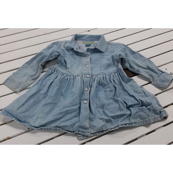 Baby Superstore Denim Toddler Dress Size 3T - Picture 1 of 7